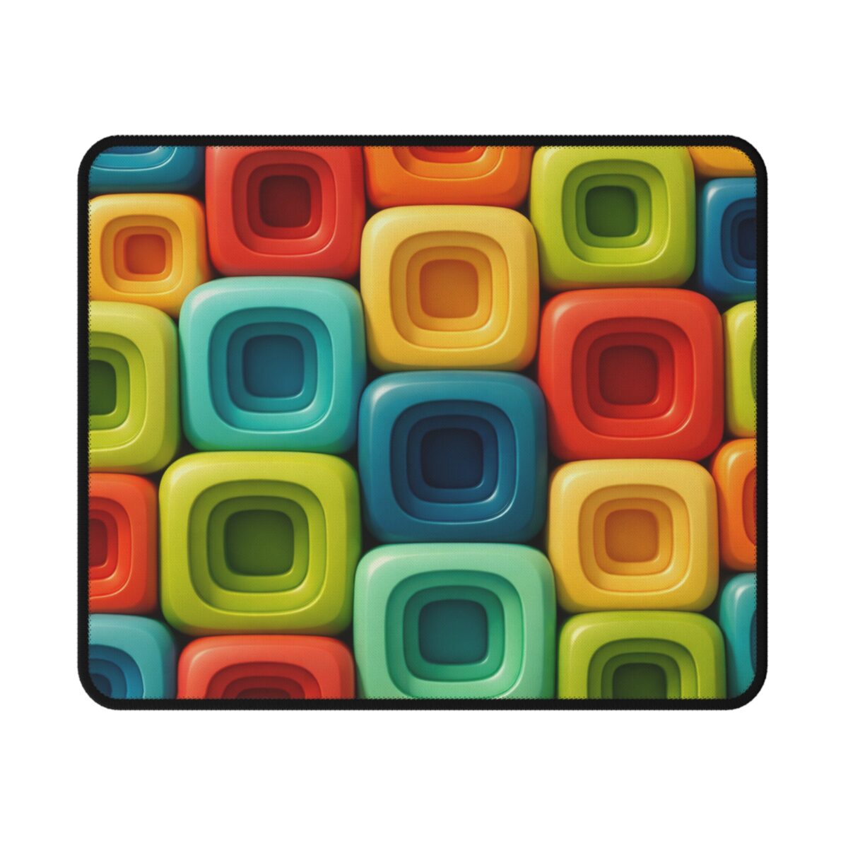 PICAPPO Gaming Mouse Pad Desk Mat Colourblock Pattern, Large Non-Slip Surface for Consistent Desk Performance