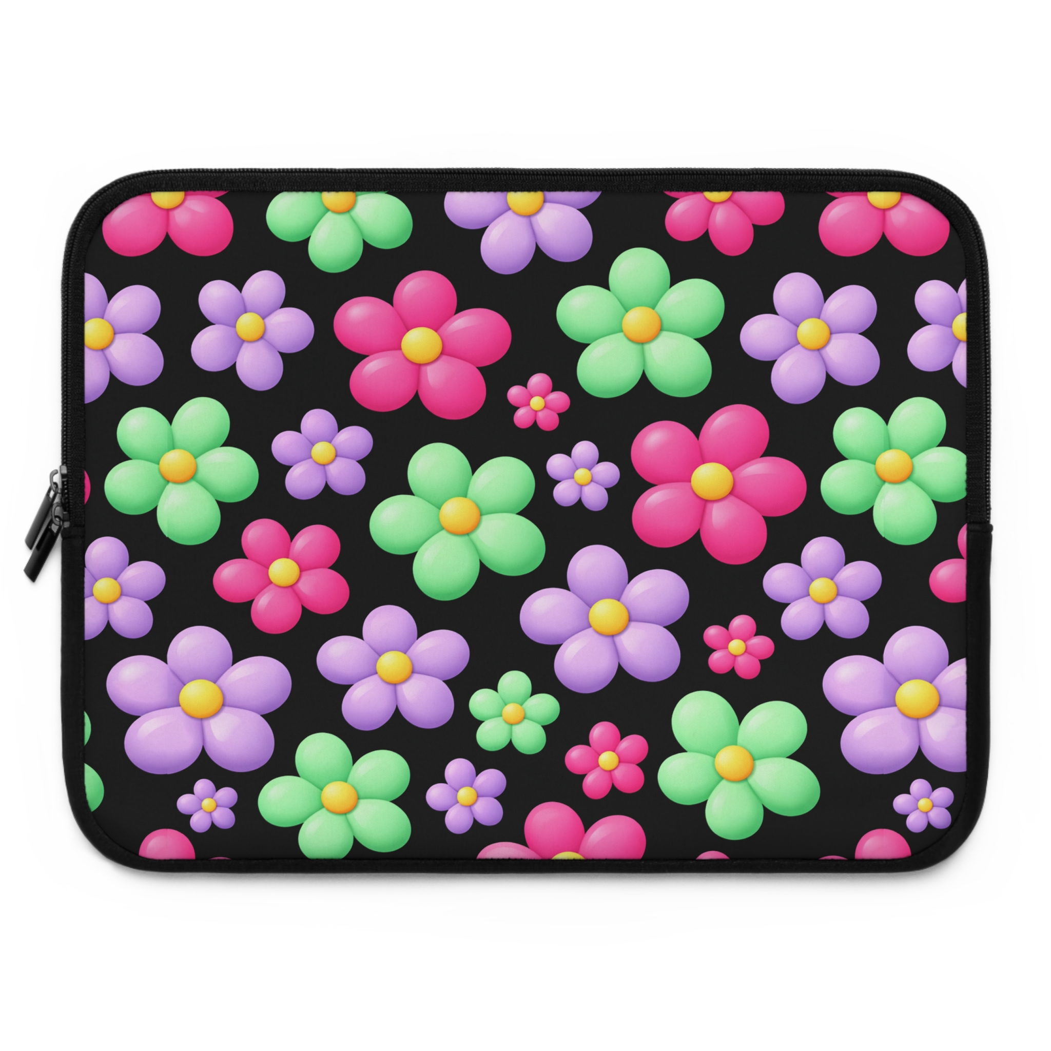 PICAPPO Floral Pop Laptop Sleeve Case for Focused Workdays – Quiet, Lightweight Laptop Cover - Image 5