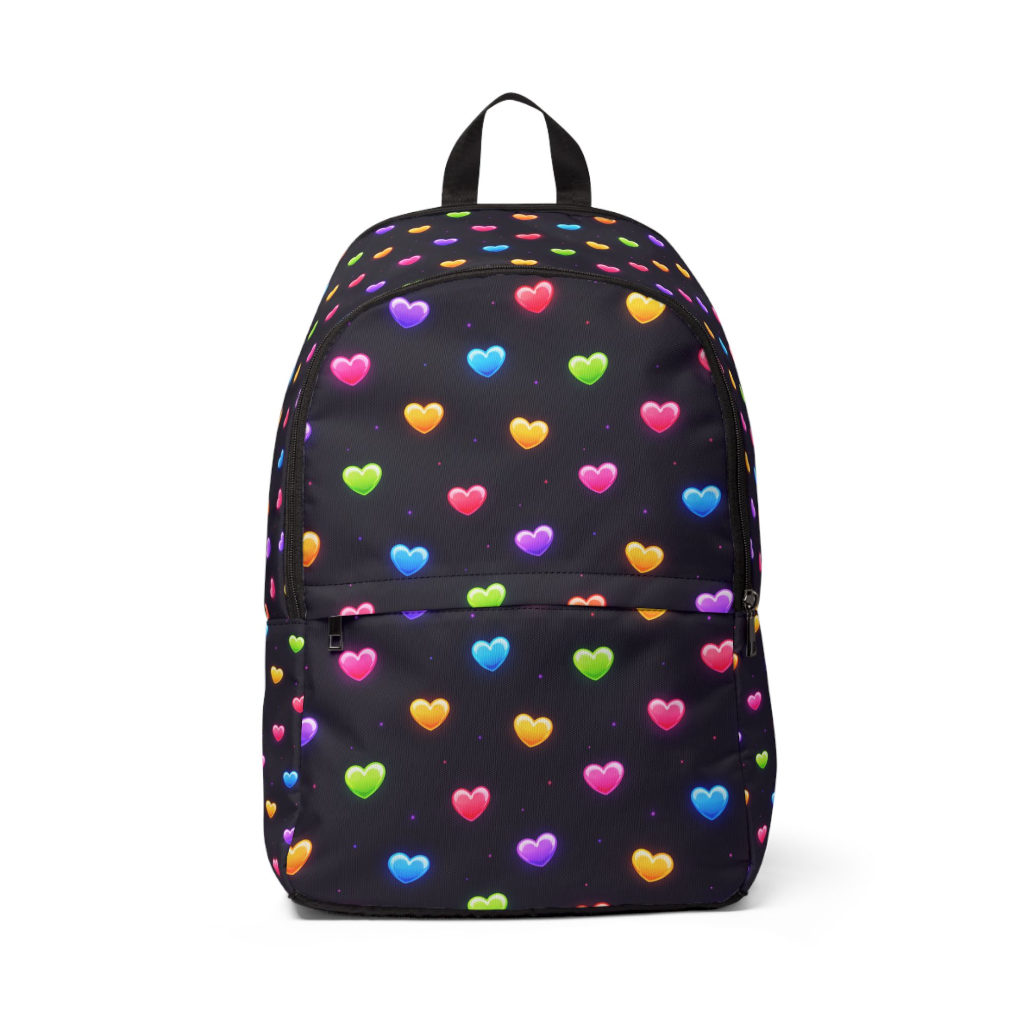 PICAPPO Laptop Travel Backpack for School — Love Heart Pattern Student Backpack Lightweight, Durable, Waterproof Bag