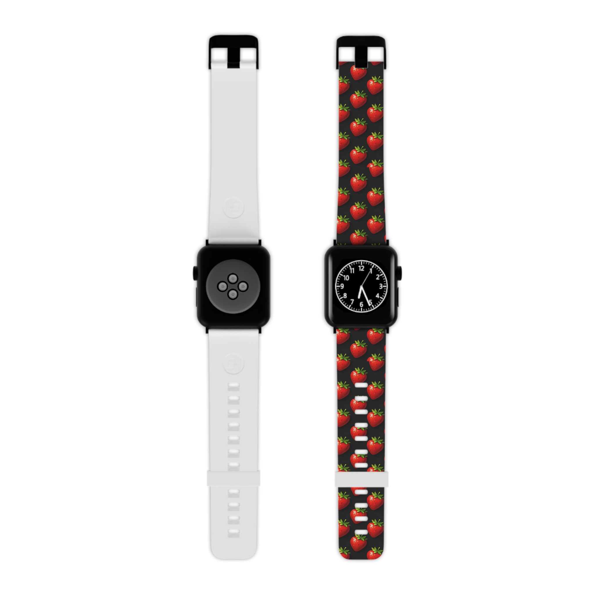 PICAPPO Band For Apple Watch Red Strawberry Pattern