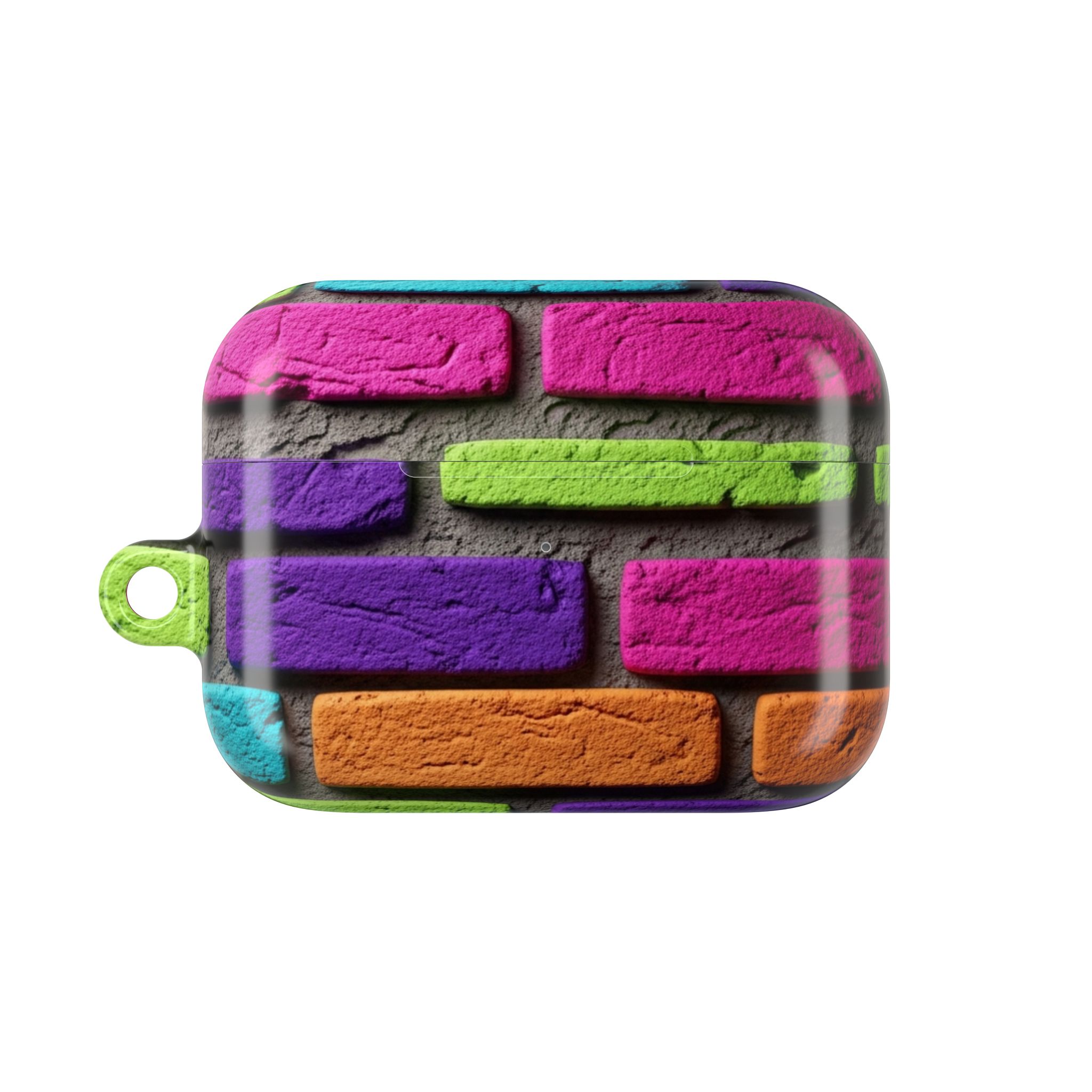 PICAPPO Colorful Brick AirPods Pro Case — Protective Cover for Stylish On-the-Go Use - Image 5
