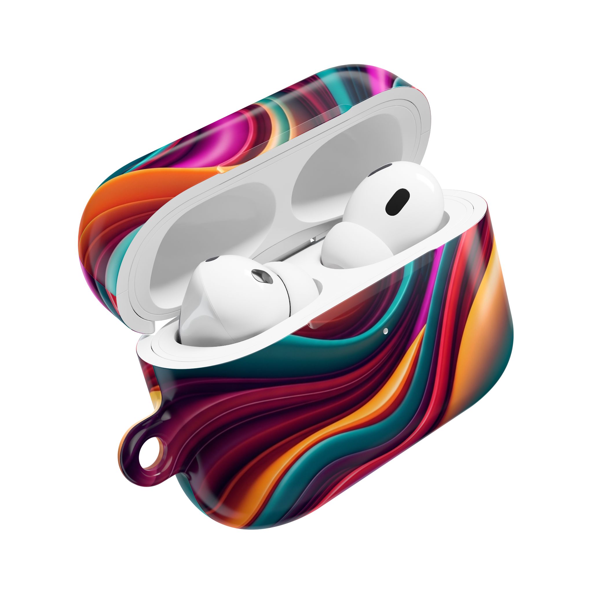 PICAPPO Vibrant Abstract AirPods Pro Case — Stylish Cover for Home, Office, and Travel - Image 8