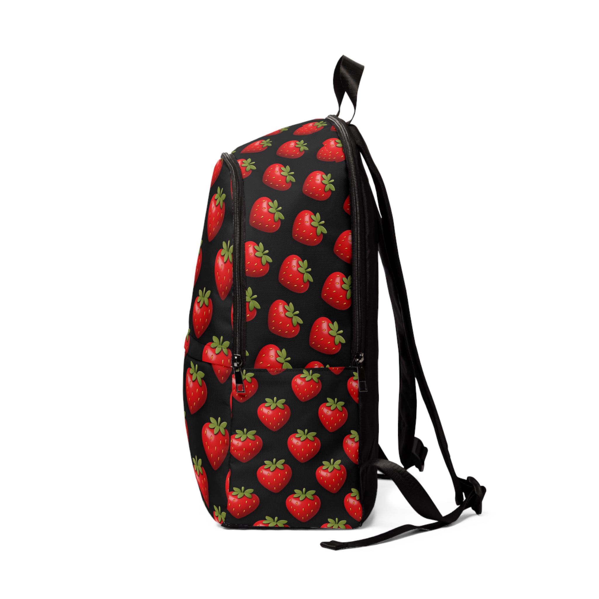 PICAPPO Laptop Travel Backpack for School — Strawberry Pattern Backpack Durable, Lightweight Bag - Image 3
