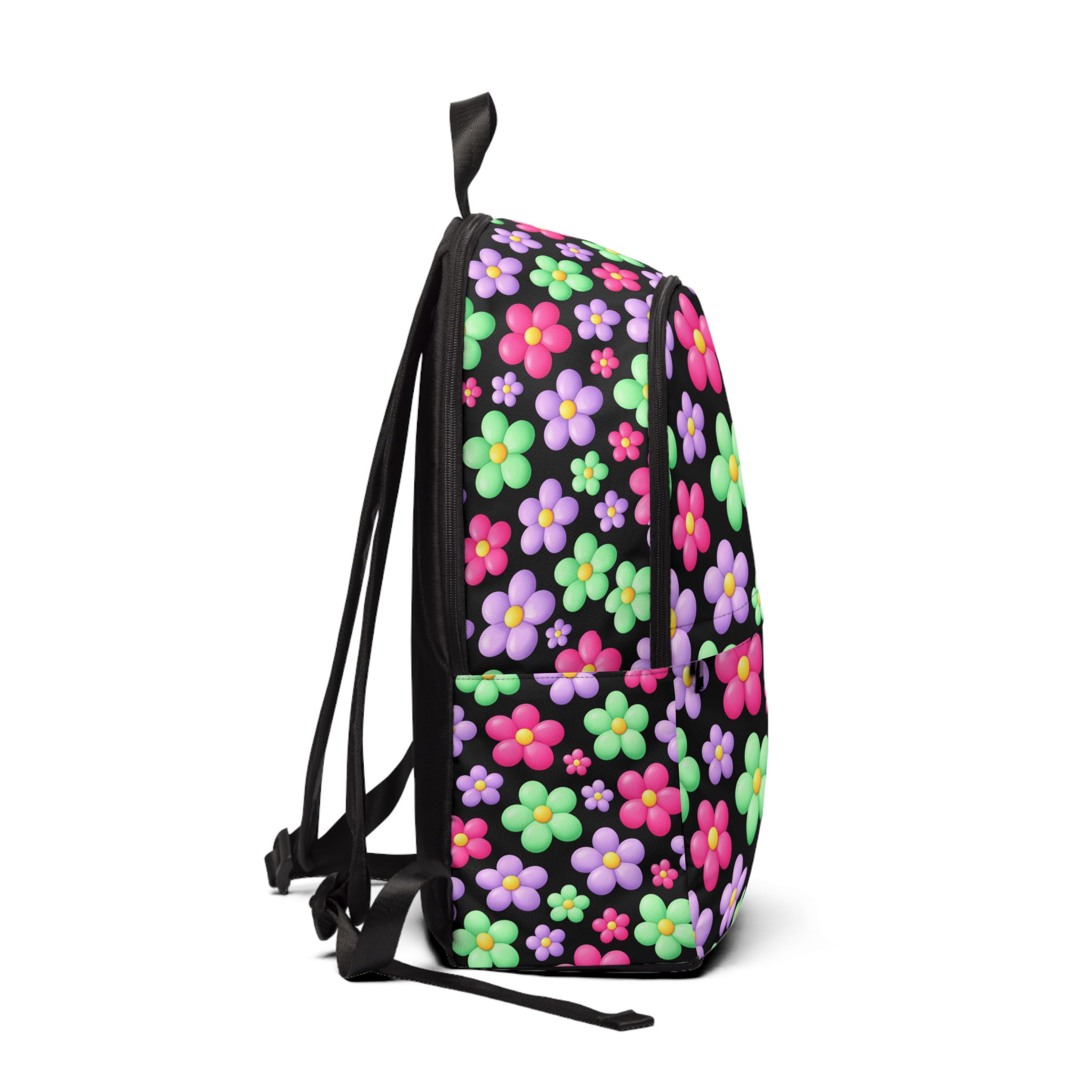 PICAPPO Laptop Travel Backpack for School — Flower Student Backpack Lightweight, Waterproof Daily Protection Bag - Image 2
