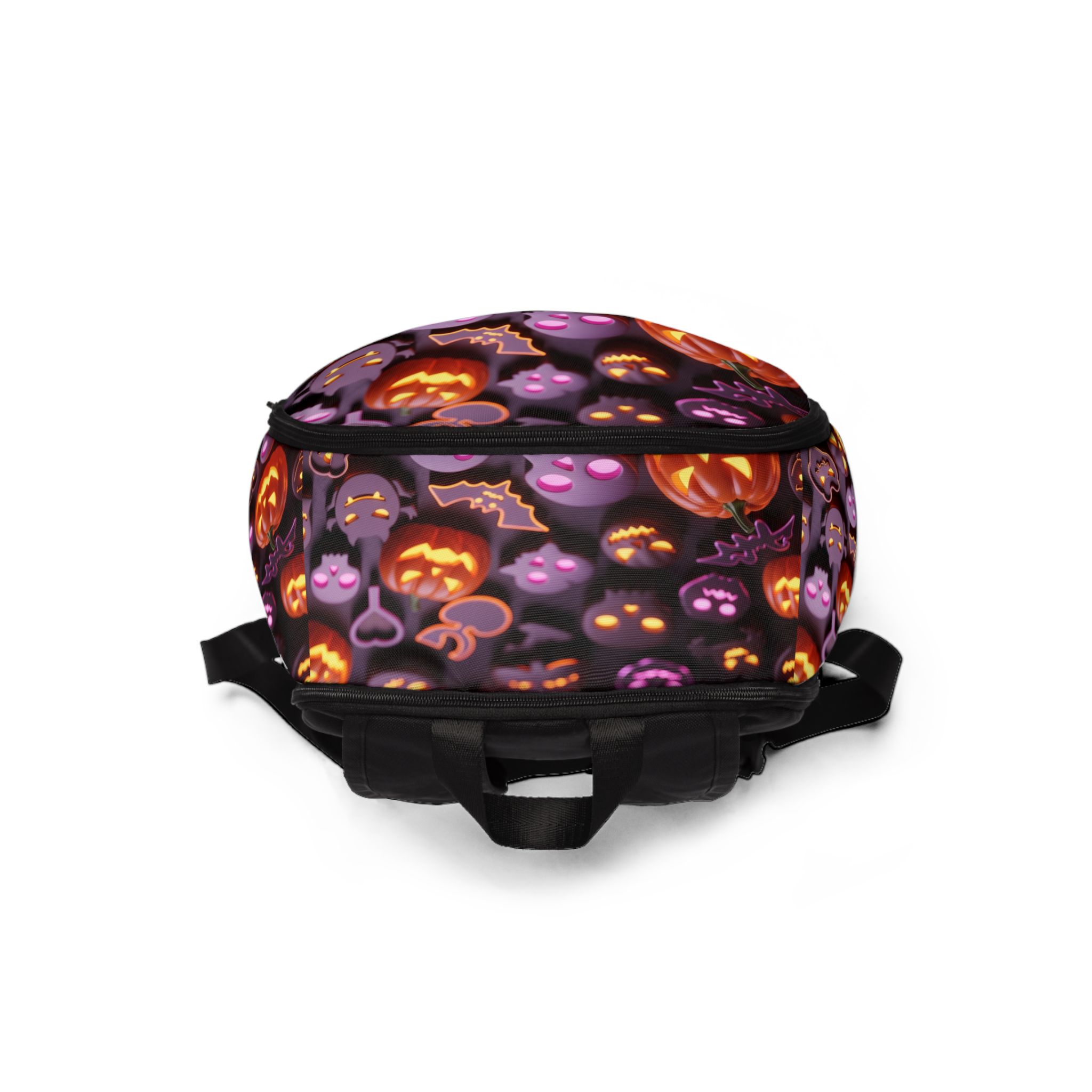 PICAPPO Laptop Travel Backpack for School Halloween Pumpkin Premium Durable Backpack for Students, Lightweight and Protective Bag - Image 4