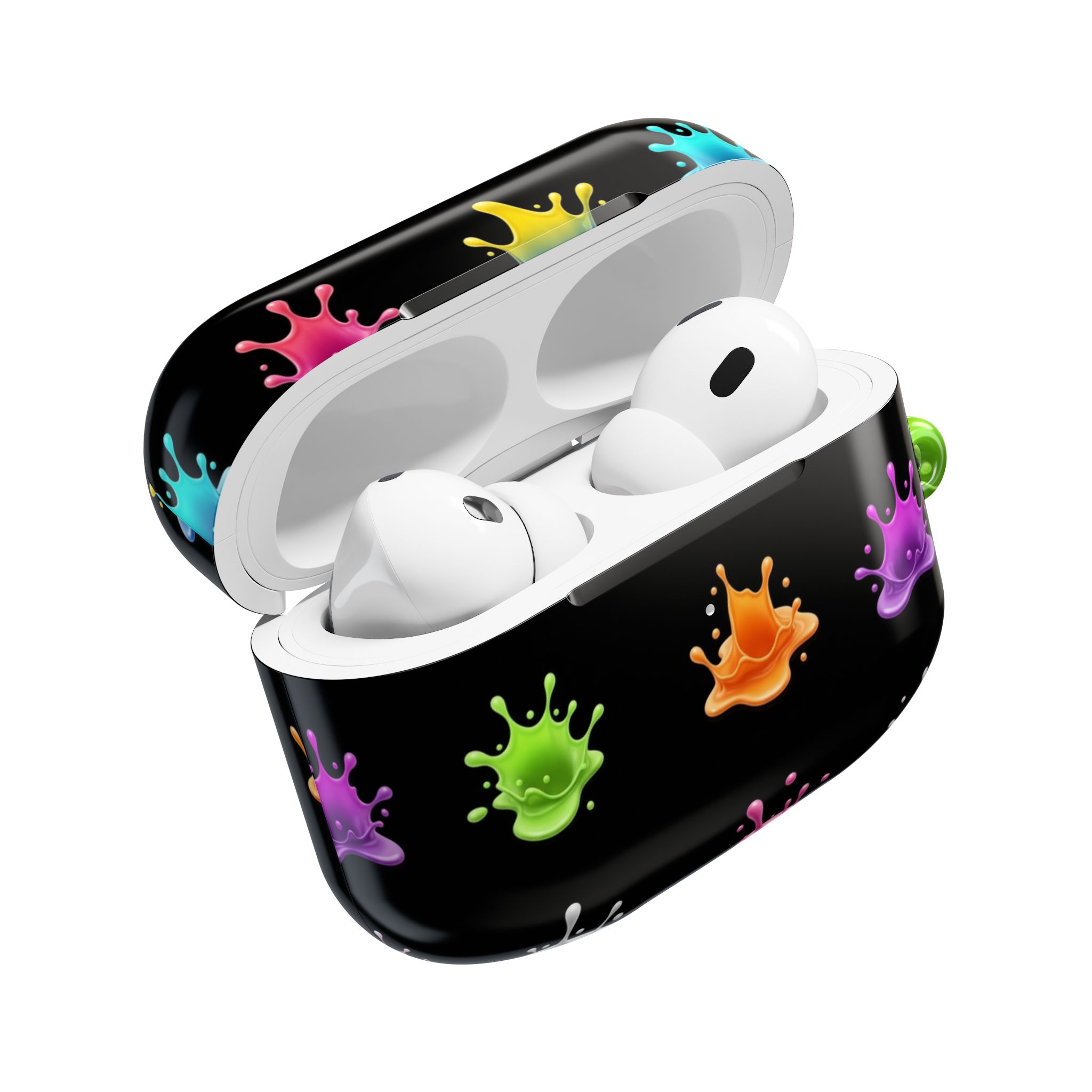 PICAPPO Neon Paint Splash AirPods Pro Case — Tough Protective Cover for Gym and Outdoor Use - Image 4