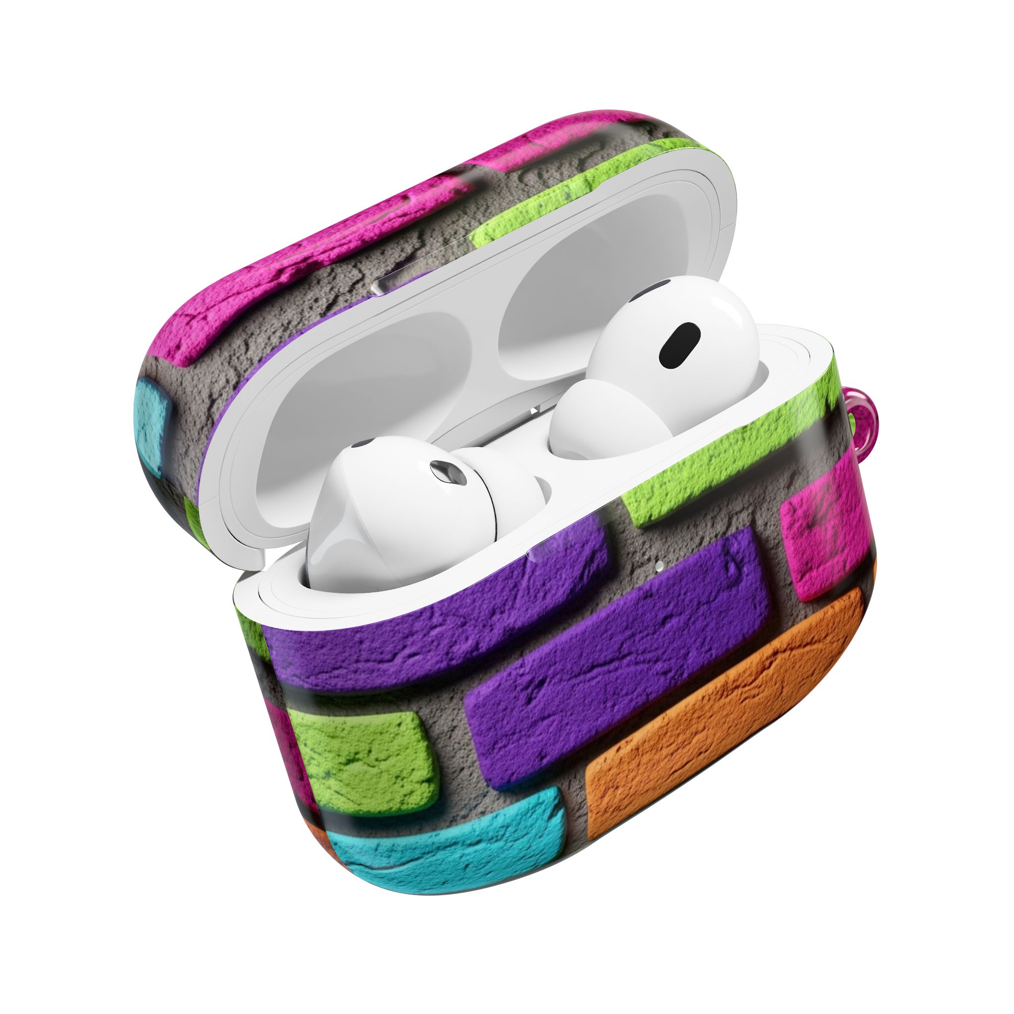 PICAPPO Colorful Brick AirPods Pro Case — Protective Cover for Stylish On-the-Go Use - Image 4
